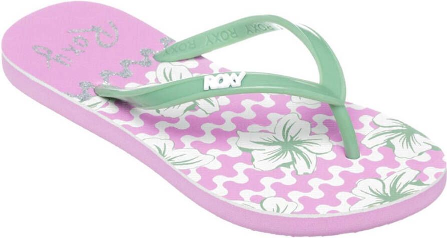 Roxy Rg Viva Stamp Ii Slippers Roze Meisjes