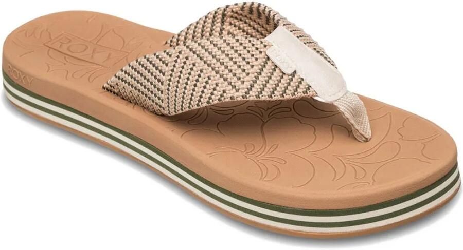 Roxy Colbee Hi Slippers Beige Vrouw