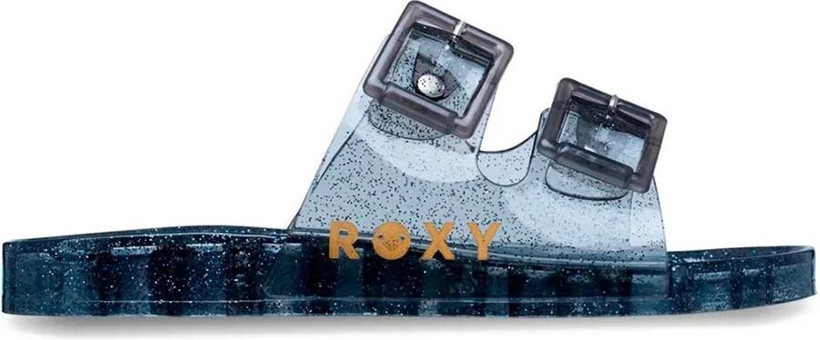 Roxy Kattie Glitter Slippers Blauw Vrouw