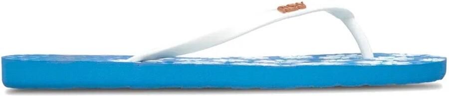 Roxy New Viva Printed Slippers Blauw Vrouw