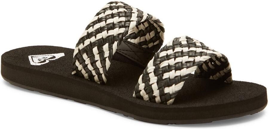 Roxy Porto Ii Sandalen Wit Zwart Vrouw