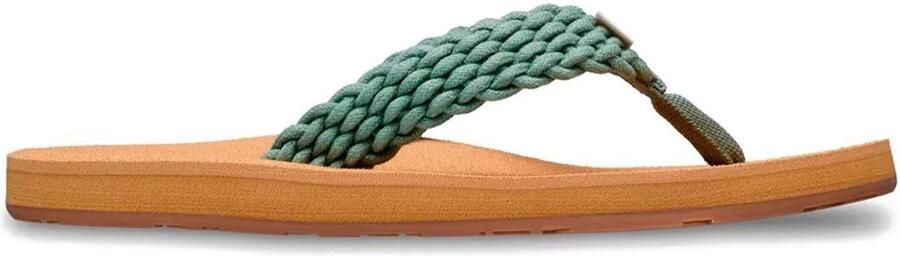 Roxy Porto Iv Slippers Groen Vrouw