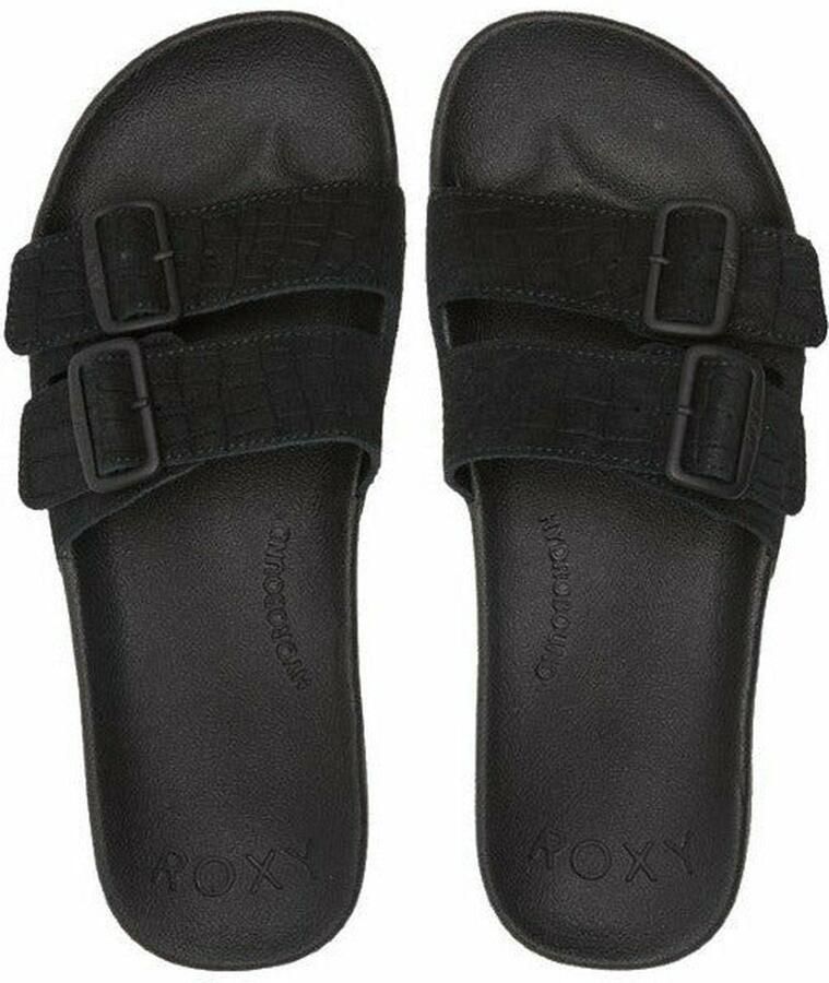 Roxy Slippy Nina Slippers Black