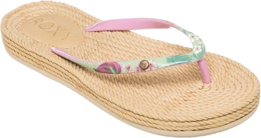 Roxy South Beach Iii Slippers Beige Vrouw
