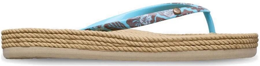 Roxy South Beach Iii Slippers Blauw Vrouw