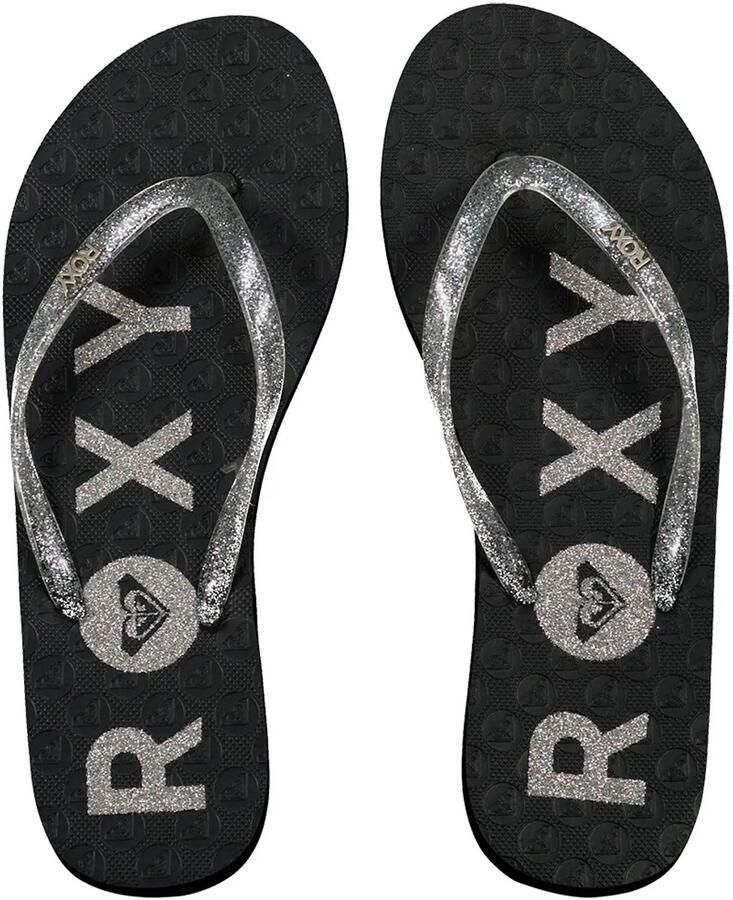 Roxy Viva Sparkle Slippers Zwart Vrouw