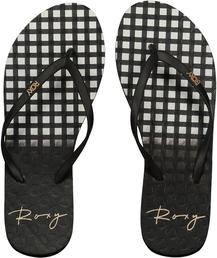 Roxy Viva Stamp Ii Slippers Zwart Vrouw