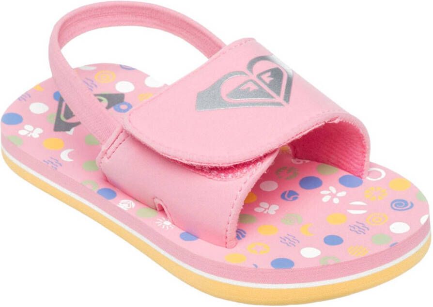 Roxy Tw Finn Slippers Roze Meisjes