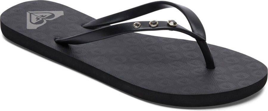 Roxy Viva Glitz Slippers Vrouwen zwart