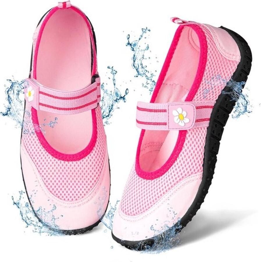 Roze Waterschoenen voor Meisjes Sneldrogend en Flexibel Strand- en Zwemschoeisel