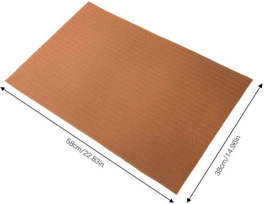 Reparatiemateriaal Slijtvast Rubberen Zool Antislip Universele Toepassing 58 x Voor Vrijetijdsschoenen en Leren Schoenen