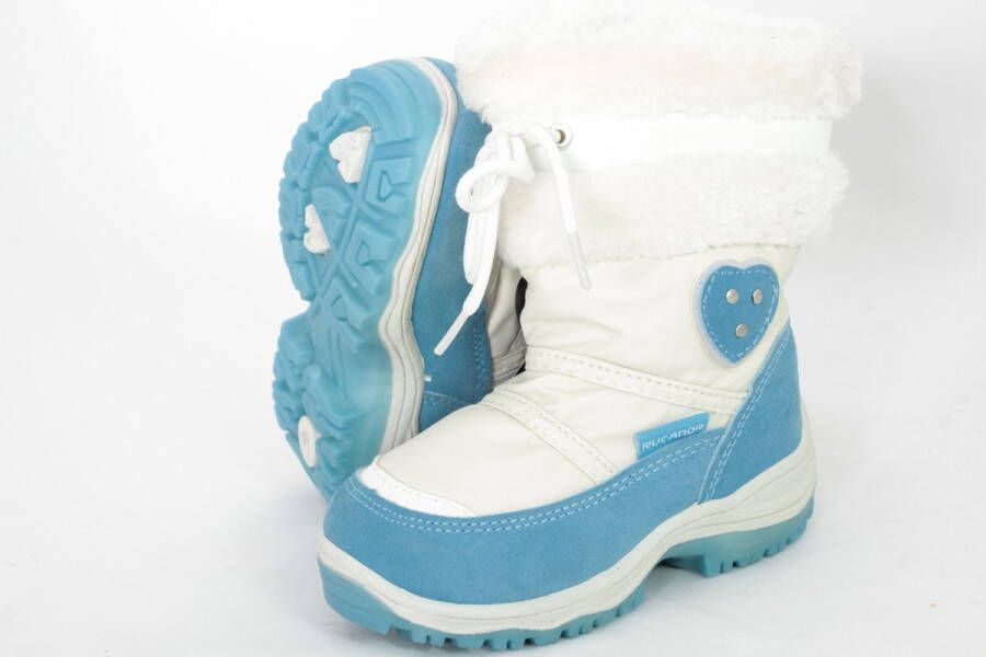 Rucanor Ice snowboot-meisje-wit l.blauw