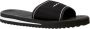 Rucanor Santorini Slippers Unisex Zwart Wit - Thumbnail 4