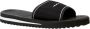 Rucanor Santorini Slippers Unisex Zwart Wit - Thumbnail 4