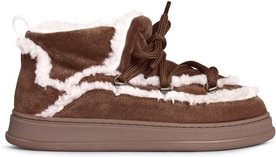 Rue de Wool Alaska Unisex Veterboots Caramel Sherpa