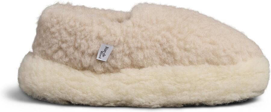 Rue de Wool The Nordic V3 Desert Brown Natural Pantoffel 100% wol Made in