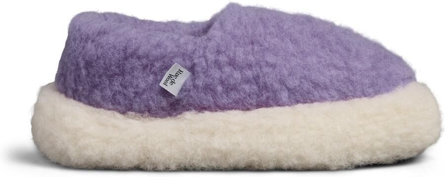 Rue de Wool The Nordic V3 Lavender Lila Natural Pantoffel 100% wol Made in