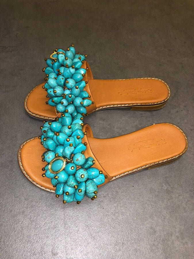 Rukiye Zirekoglu Nile Sandalen van echt leer handgemaakt - Foto 2