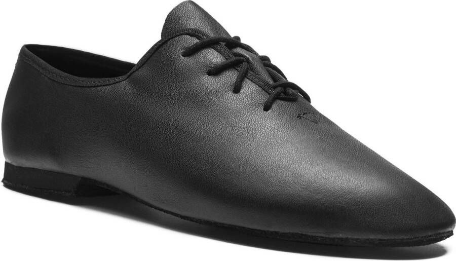 Rumpf 1260 Jazz Schoenen Jazzschoenen Zwart Leer Volledige Zool Suede Salsa & Latin Dansschoenen )