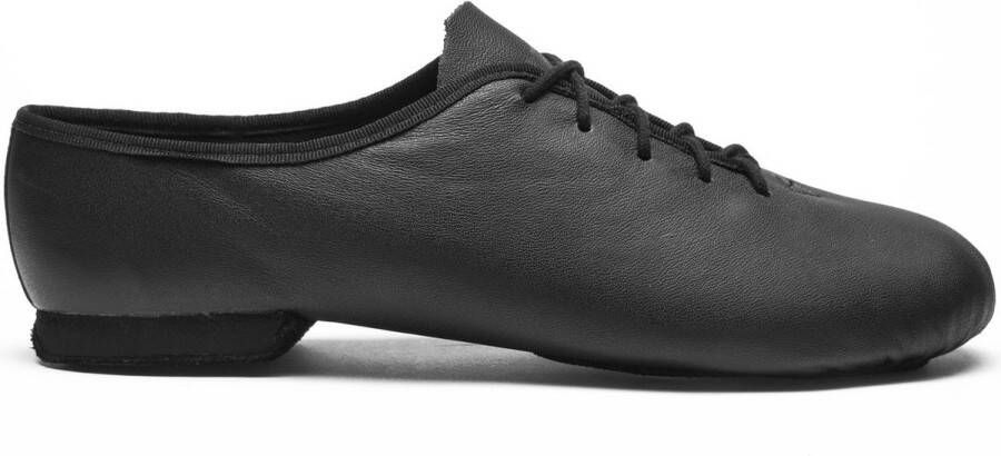 Rumpf 1270 Basi Jazzschoenen Zwart Leer Suède Splitzool Trainingsschoen