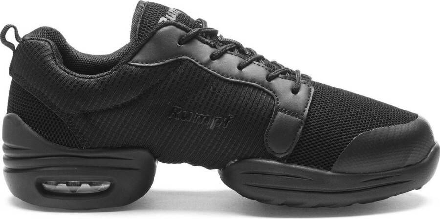 Rumpf Danssneakers Pebble 1516 Zumba Schoenen en Salsa Trainingsschoen Demping Fitness Jazz Hiphop Zwart