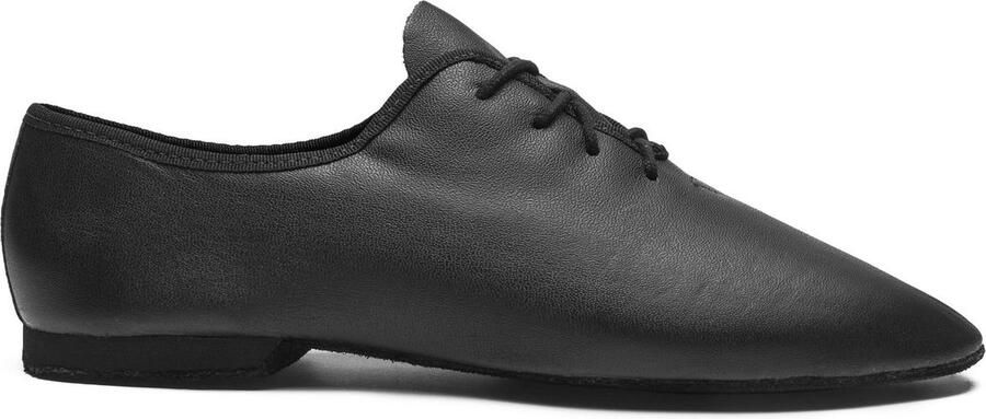 Rumpf Dance-Schoenen Jazzschoenen 1260 Basi leer volledig zool Zwart