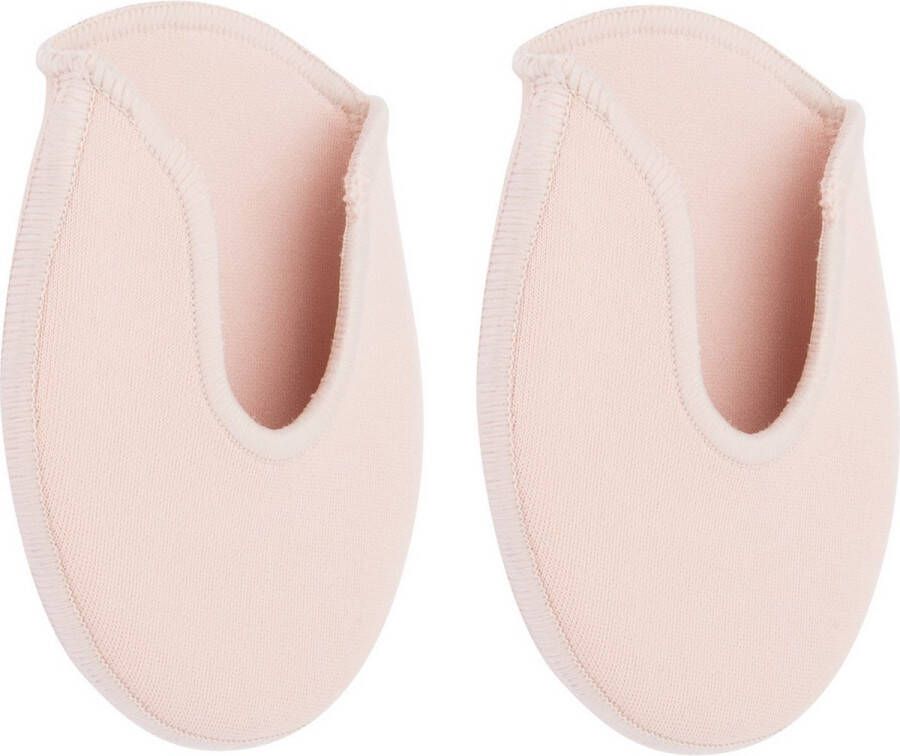 Rumpf Spitzen Teenbeschermers Stof Voorvoetkussen Gel Toe Pads Teenbeschermer Spitzen- Beige