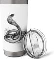 RVS thermosbeker slang - Zilver