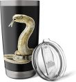 RVS thermosbeker slang - Zilver