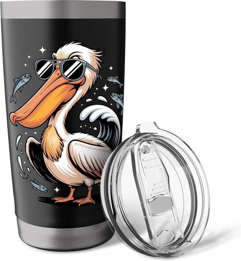 RVS thermosbeker voor vogelaars