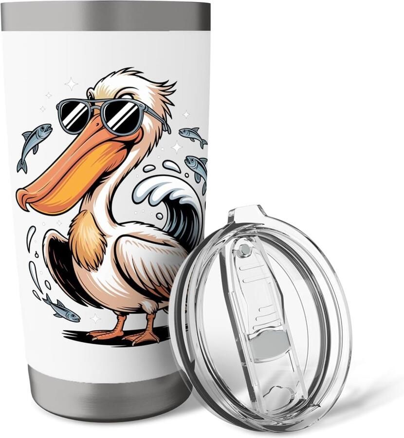 RVS thermosbeker voor vogelaars