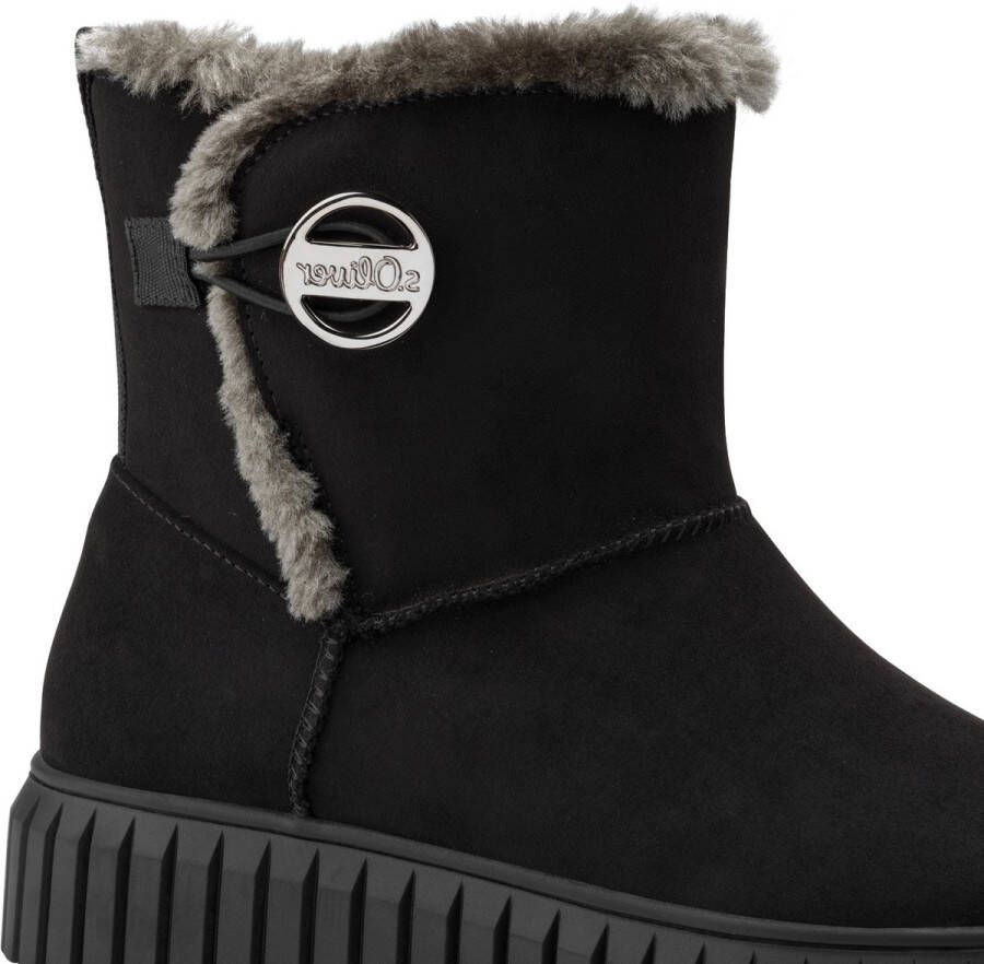 S.Oliver Zwarte Casual Gesloten Booties Vrouwen Black Dames