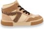 S. Oliver S.Oliver Meisjes Sneaker Hoog Beige Comb BEIGE - Thumbnail 3