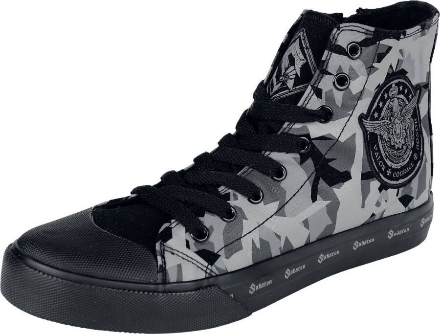 Sabaton EMP Signature Collection Sneakers high camouflage-zwart Textiel