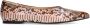 Sacha loafers met slangenprint zalm grijs - Thumbnail 2