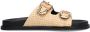 Sacha Dames Beige raffia slippers - Thumbnail 2