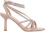 Sacha Dames Beige strass sandalen met hak - Thumbnail 2