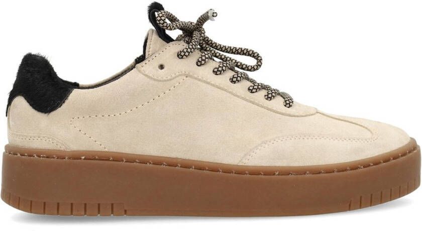 Sacha Dames Beige suède sneakers