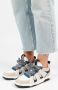 Sacha Dames Blauwe suède sneakers met chunky veters - Thumbnail 2