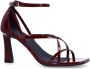 Sacha Dames Bordeaux sandalen met hak - Thumbnail 2
