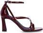 Sacha Dames Bordeaux sandalen met hak - Thumbnail 2