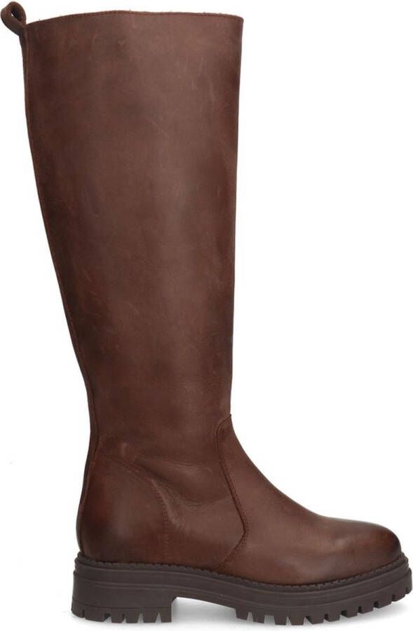 Sacha Dames Bruine hoge leren laarzen - Foto 2