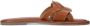 Sacha Dames Cognac leren slippers - Thumbnail 2