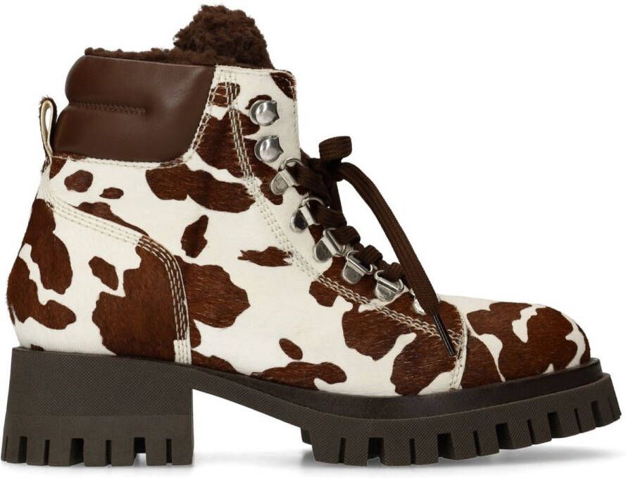 Sacha Dames Cow print veterlaarsjes