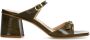 Sacha Dames Donkergroene lak sandalen met hak - Thumbnail 2