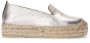 Sacha Dames Gouden leren espadrilles - Thumbnail 2