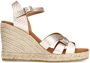 Sacha Dames Gouden metallic sleehak sandalen - Thumbnail 2