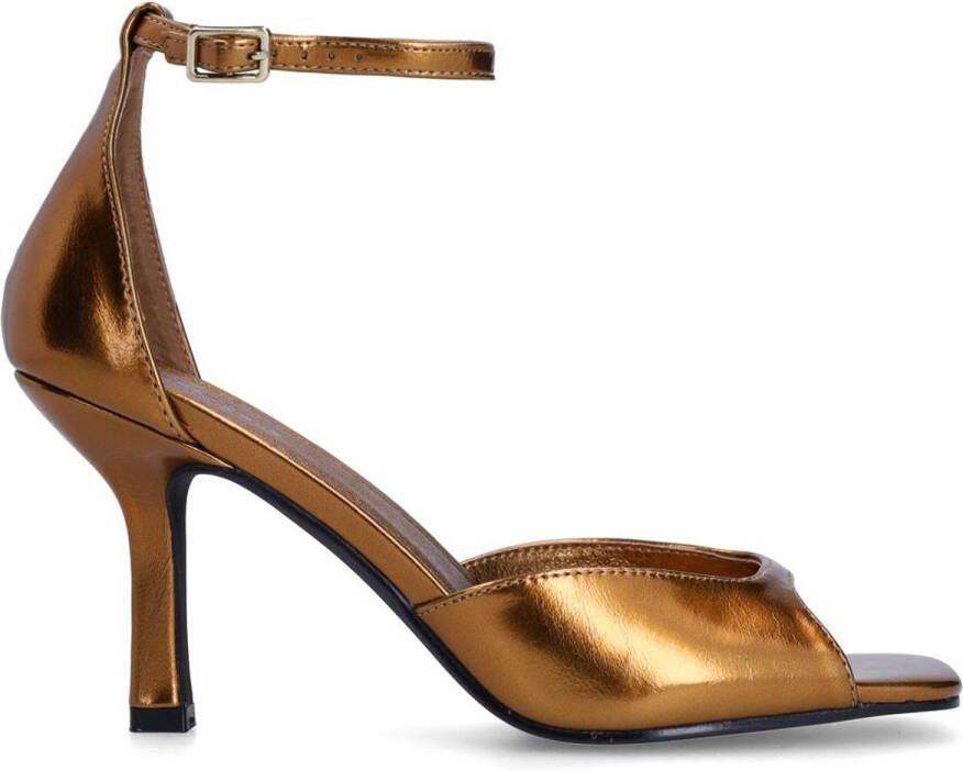 Sacha Dames Gouden sandalen met hak