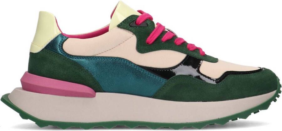 Sacha Dames Groene multicolor sneakers