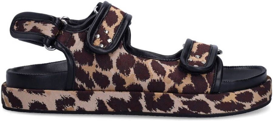 Sacha Dames Leopard sandalen